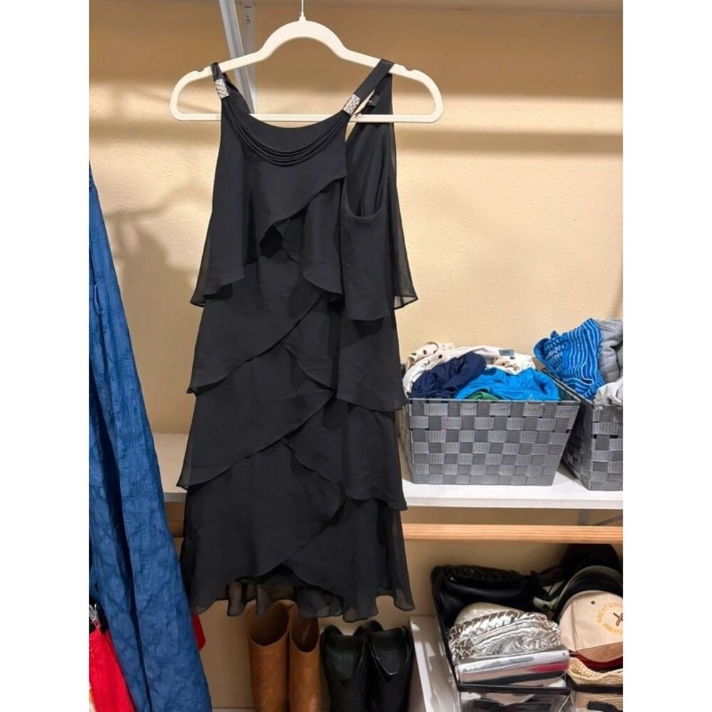 Black Tiered Dress